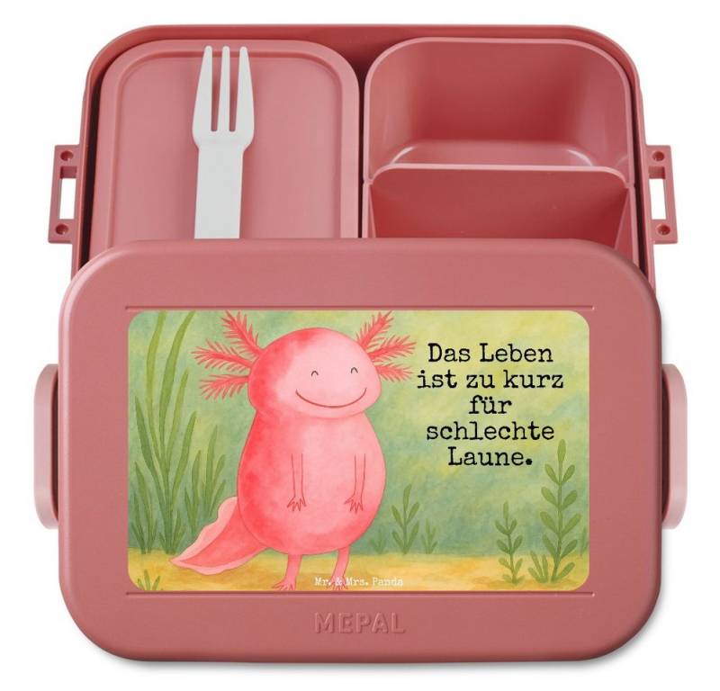 Mr. & Mrs. Panda Butterdose Axolotl Glücklich Design, Polypropylen lebensmittelecht, (Packung, 1-tlg) von Mr. & Mrs. Panda