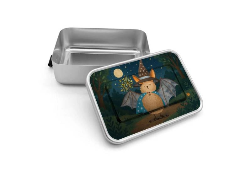 Mr. & Mrs. Panda Butterdose, Premium Aluminium, (Packung, 1-tlg., Fledermaus Zauberer), Nostalgisches Design von Mr. & Mrs. Panda