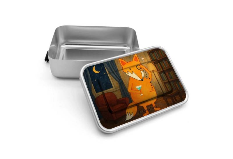 Mr. & Mrs. Panda Butterdose, Premium Aluminium, (Packung, 1-tlg., Fuchs Lord), Einzigartige Illustrationen von Mr. & Mrs. Panda