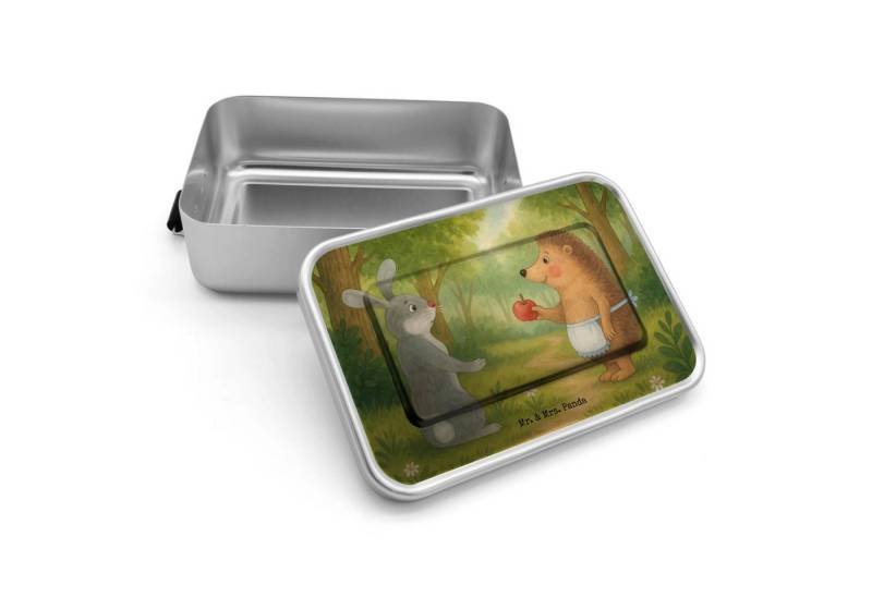 Mr. & Mrs. Panda Butterdose, Premium Aluminium, (Packung, 1-tlg., Liebe ist nie ohne Schmerz), Nostalgisches Design von Mr. & Mrs. Panda