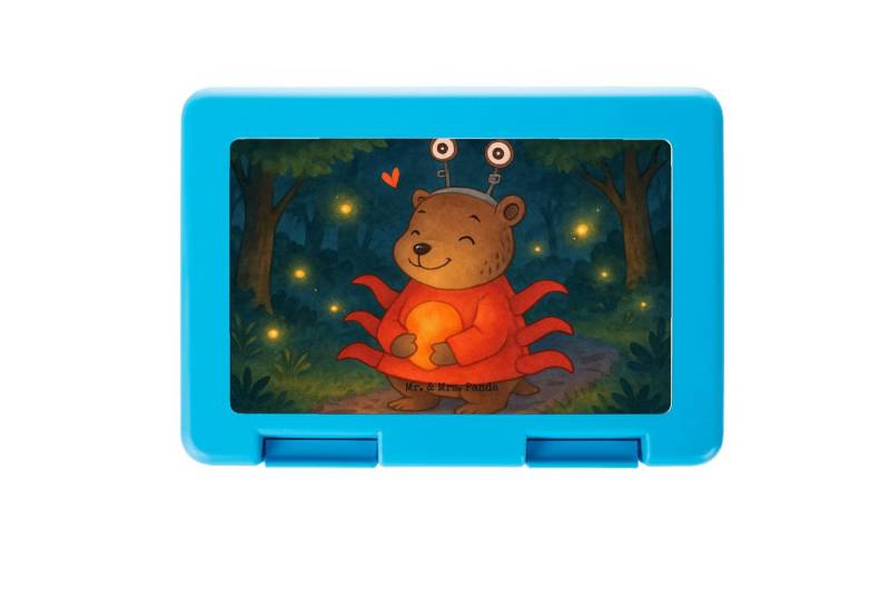 Mr. & Mrs. Panda Butterdose Krebs Astrologie Design, Aufbewahrungsbox, Weiß, Brotdose, Geschenk, Premium Kunststoff, (Packung, 1-tlg) von Mr. & Mrs. Panda