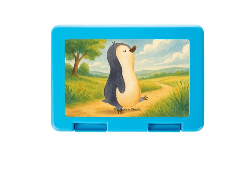 Mr. & Mrs. Panda Butterdose Pinguin marschieren Design, Aufbewahrungsbox, Weiß, Aufbewahrungsbox, Premium Kunststoff, (Packung, 1-tlg) von Mr. & Mrs. Panda