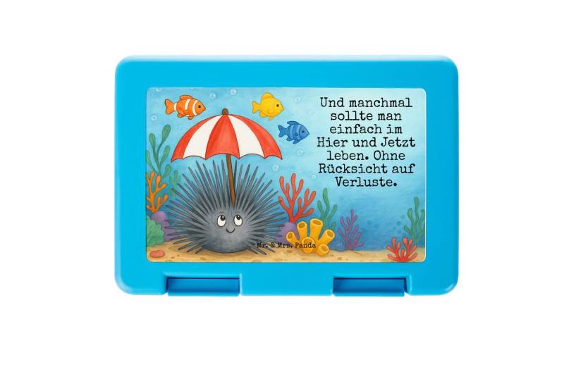 Mr. & Mrs. Panda Butterdose Seeigel Design, Aufbewahrungsbox, Weiß, Selbstakzeptanz, Meer, Selbst, Premium Kunststoff, (Packung, 1-tlg) von Mr. & Mrs. Panda
