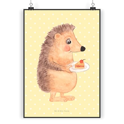 Mr. & Mrs. Panda Poster Igel Kuchenstück DIN A3 - Geschenk, lustige Sprüche, Gute Laune, Bild, Wandposter, Handgemaltes Poster, Tiere, Essen Spruch, Mr. & Mrs. Panda Poster Igel Kuchenstück DIN A3 - Geschenk, lustige Sprüche, Gute Laune, Bild, Wandposter, Handgemaltes Poster, Tiere, Essen Spruch, von Mr. & Mrs. Panda