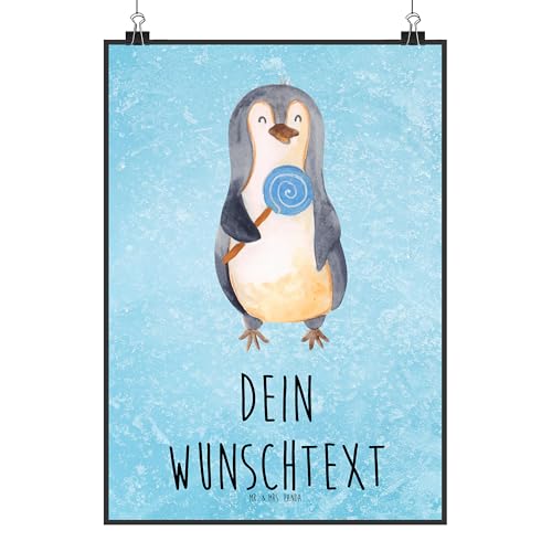 Mr. & Mrs. Panda Personalisiertes Poster Pinguin Lolli DIN A5 - Personalisierte Geschenke, Kind, Posterdruck mit Namen, Poster selbst gestalten., Mr. & Mrs. Panda Personalisiertes Poster Pinguin Lolli DIN A5 - Personalisierte Geschenke, Kind, Posterdruck mit Namen, Poster selbst gestalten., von Mr. & Mrs. Panda