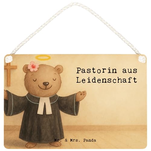 Mr. & Mrs. Panda Deko Schild Pastorin Leidenschaft Design DIN A4 - Weiß Mr. & Mrs. Panda Deko Schild Pastorin Leidenschaft Design DIN A4 - Weiß von Mr. & Mrs. Panda