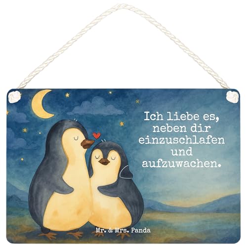 Mr. & Mrs. Panda Deko Schild Pinguine Einschlafen Design DIN A4 - Weiß Mr. & Mrs. Panda Deko Schild Pinguine Einschlafen Design DIN A4 - Weiß von Mr. & Mrs. Panda