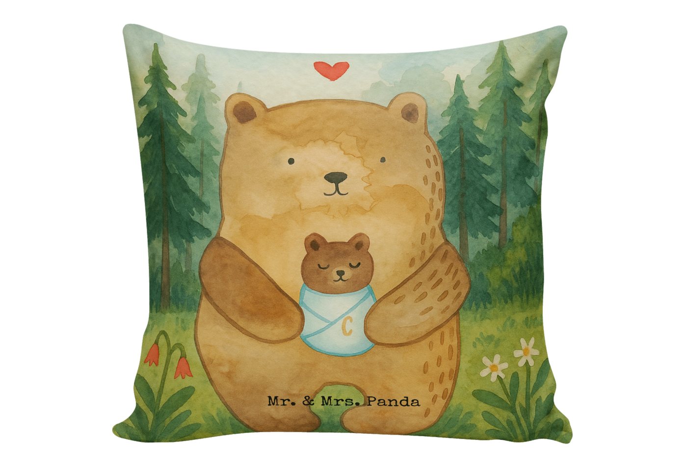 Mr. & Mrs. Panda Dekokissen Bär Baby Design, Sofakissen, Weiß, Enkel, Sofakissen, Kissen, Mutter Mr. & Mrs. Panda Dekokissen Bär Baby Design, Sofakissen, Weiß, Enkel, Sofakissen, Kissen, Mutter von Mr. & Mrs. Panda