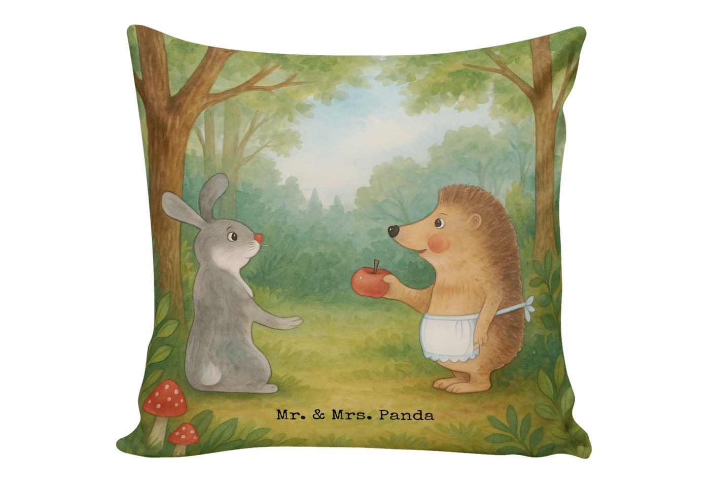 Mr. & Mrs. Panda Dekokissen Hase Igel Design, kuschelkissen 40x40, Weiß, Sofakissen, Liebe Spruch Mr. & Mrs. Panda Dekokissen Hase Igel Design, kuschelkissen 40x40, Weiß, Sofakissen, Liebe Spruch von Mr. & Mrs. Panda