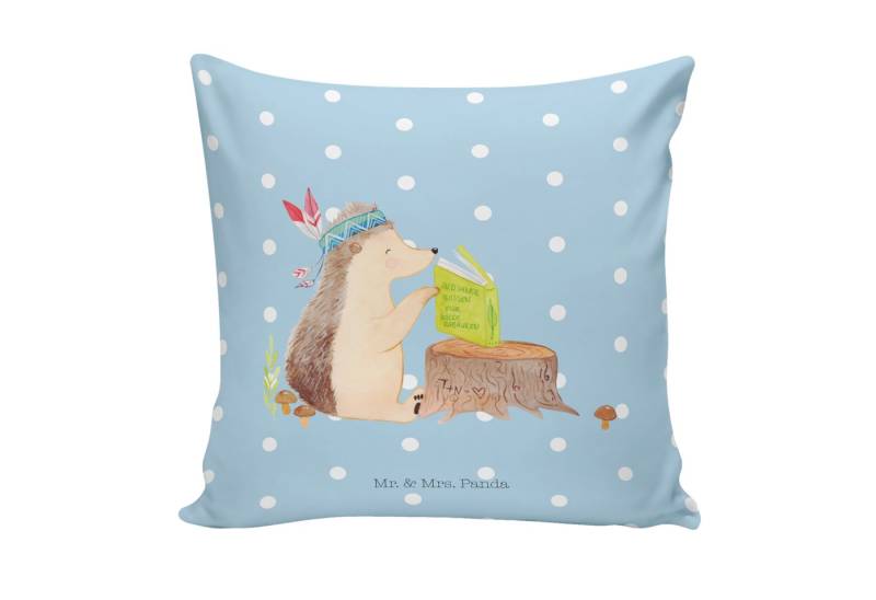 Mr. & Mrs. Panda Dekokissen Igel Federschmuck - Blau Pastell - Geschenk, sofakissen, Kissen 40x40, Praktisches Design Mr. & Mrs. Panda Dekokissen Igel Federschmuck - Blau Pastell - Geschenk, sofakissen, Kissen 40x40, Praktisches Design von Mr. & Mrs. Panda