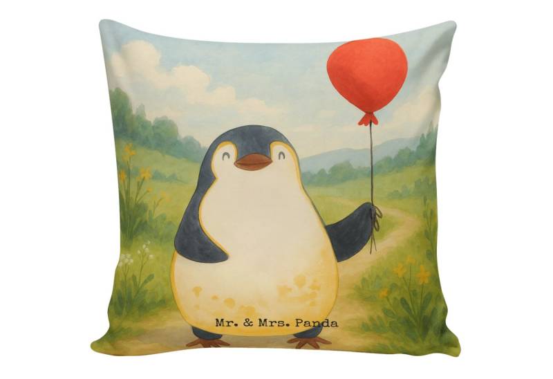 Mr. & Mrs. Panda Dekokissen Pinguin Luftballon Design, sofa kissen, Weiß, zier kissen, Sofakissen Mr. & Mrs. Panda Dekokissen Pinguin Luftballon Design, sofa kissen, Weiß, zier kissen, Sofakissen von Mr. & Mrs. Panda