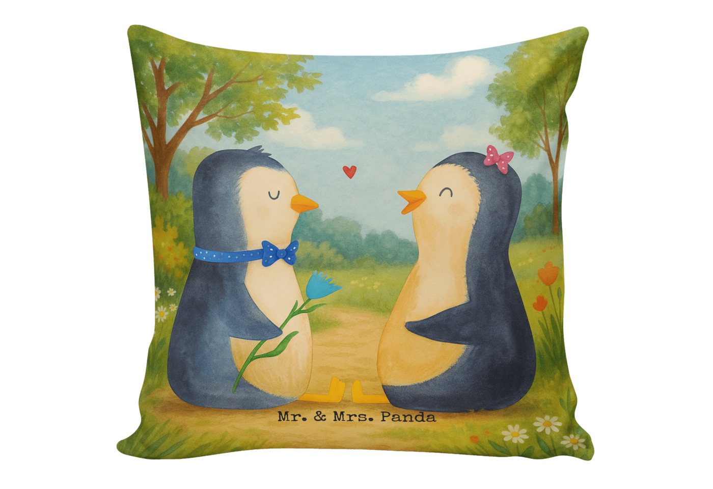 Mr. & Mrs. Panda Dekokissen Pinguin Pärchen Design, Sofakissen, Weiß, kissen für sofa, kuschelkis Mr. & Mrs. Panda Dekokissen Pinguin Pärchen Design, Sofakissen, Weiß, kissen für sofa, kuschelkis von Mr. & Mrs. Panda