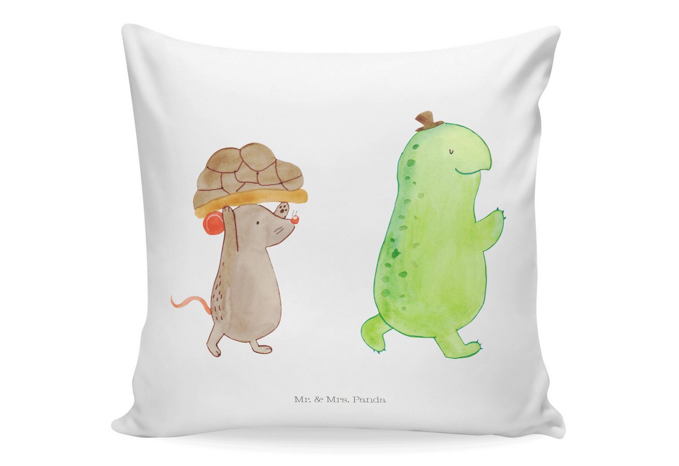 Mr. & Mrs. Panda Dekokissen Schildkröte Maus - Weiß - Geschenk, beste Freundinnen, Sofakissen, sp, Hochwertige Mikrofaser Mr. & Mrs. Panda Dekokissen Schildkröte Maus - Weiß - Geschenk, beste Freundinnen, Sofakissen, sp, Hochwertige Mikrofaser von Mr. & Mrs. Panda