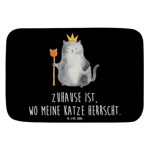 Mr. & Mrs. Panda Duschvorleger Katze König - Geschenk, Badgarnitur, Badteppiche, Katzenfreund, Badvorleger, Katzenbesitzerin, MIAU, königlich, Mr. & Mrs. Panda Duschvorleger Katze König - Geschenk, Badgarnitur, Badteppiche, Katzenfreund, Badvorleger, Katzenbesitzerin, MIAU, königlich, von Mr. & Mrs. Panda