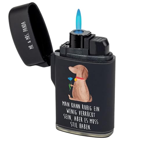 Mr. & Mrs. Panda Feuerzeug Hund Blume - Geschenk, Hundebesitzer, Hundemotiv, Sturmfeuerzeug nachfüllbar, Gasfeuerzeug, Halsband, Feuerzeuge, Mr. & Mrs. Panda Feuerzeug Hund Blume - Geschenk, Hundebesitzer, Hundemotiv, Sturmfeuerzeug nachfüllbar, Gasfeuerzeug, Halsband, Feuerzeuge, von Mr. & Mrs. Panda