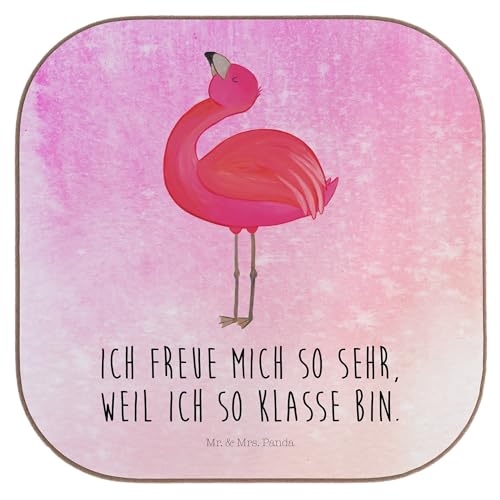 Mr. & Mrs. Panda Flaschenuntersetzer Flamingo Stolz - Geschenk, rosa, Untersetzer Design, Bierdeckel, Untersetzer aus Holz, Untersetzer Holz, Mr. & Mrs. Panda Flaschenuntersetzer Flamingo Stolz - Geschenk, rosa, Untersetzer Design, Bierdeckel, Untersetzer aus Holz, Untersetzer Holz, von Mr. & Mrs. Panda
