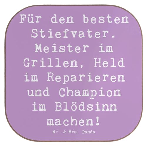 Mr. & Mrs. Panda Flaschenuntersetzer Spruch Bester Stiefvater - Geschenk, Blödsinn Champion, Tassen Untersetzer, Freund, Glasuntersetzer, Untersetzer Mr. & Mrs. Panda Flaschenuntersetzer Spruch Bester Stiefvater - Geschenk, Blödsinn Champion, Tassen Untersetzer, Freund, Glasuntersetzer, Untersetzer von Mr. & Mrs. Panda