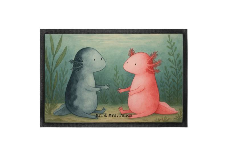Mr. & Mrs. Panda Fußmatte Axolotl Liebe Design, Höhe: 40 mm Mr. & Mrs. Panda Fußmatte Axolotl Liebe Design, Höhe: 40 mm von Mr. & Mrs. Panda