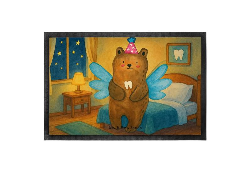 Mr. & Mrs. Panda Fußmatte Bär Zahnfee Design, fußmatte 40 x 60 cm, Weiß, Fee, Milchzahn, schmut, Höhe: 40 mm Mr. & Mrs. Panda Fußmatte Bär Zahnfee Design, fußmatte 40 x 60 cm, Weiß, Fee, Milchzahn, schmut, Höhe: 40 mm von Mr. & Mrs. Panda