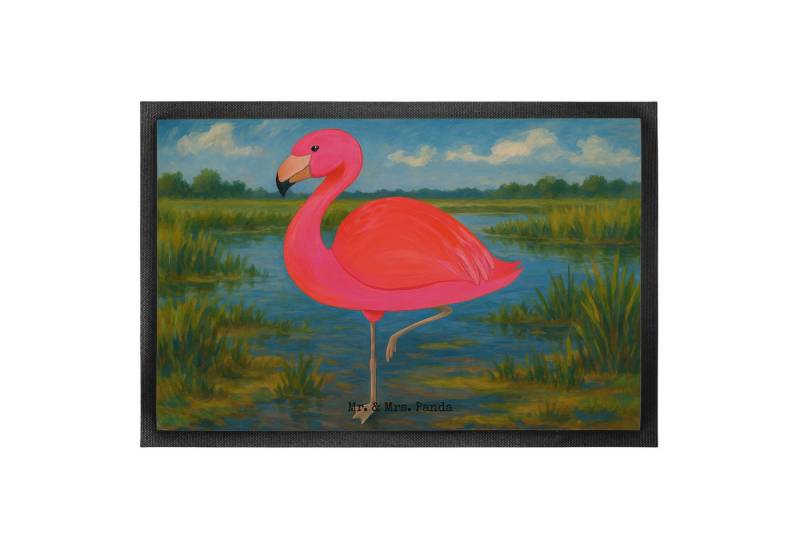 Mr. & Mrs. Panda Fußmatte Flamingo Classic Design, fußmatte 40 x 60 cm, Weiß, Schmutzmatte, Fus, Höhe: 40 mm Mr. & Mrs. Panda Fußmatte Flamingo Classic Design, fußmatte 40 x 60 cm, Weiß, Schmutzmatte, Fus, Höhe: 40 mm von Mr. & Mrs. Panda