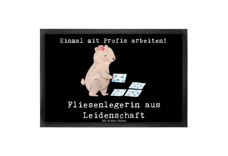 Mr. & Mrs. Panda Fußmatte Fliesenlegerin Leidenschaft 40 x 60 cm - Schwarz - Geschenk, Handwerk, Höhe: 40 mm, Eingangsfreude Mr. & Mrs. Panda Fußmatte Fliesenlegerin Leidenschaft 40 x 60 cm - Schwarz - Geschenk, Handwerk, Höhe: 40 mm, Eingangsfreude von Mr. & Mrs. Panda