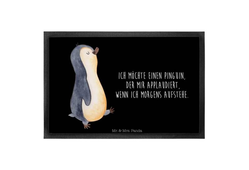 Mr. & Mrs. Panda Fußmatte Pinguin marschieren, Schmutzmatte 40 x 60 cm, Schwarz, Langschläfer, Höhe: 40 mm Mr. & Mrs. Panda Fußmatte Pinguin marschieren, Schmutzmatte 40 x 60 cm, Schwarz, Langschläfer, Höhe: 40 mm von Mr. & Mrs. Panda