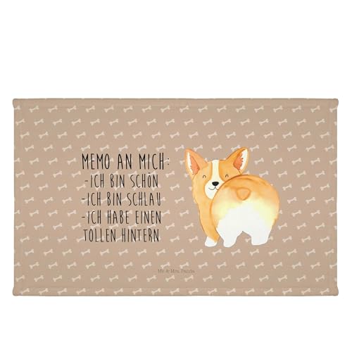 Mr. & Mrs. Panda Gäste Handtuch Corgi Po - Geschenk, Hundespruch, Tierliebhaber, Reisehandtuch, Hunderasse, Spruch, Hundeliebe, Hundemama, Mr. & Mrs. Panda Gäste Handtuch Corgi Po - Geschenk, Hundespruch, Tierliebhaber, Reisehandtuch, Hunderasse, Spruch, Hundeliebe, Hundemama, von Mr. & Mrs. Panda