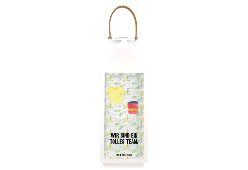 Mr. & Mrs. Panda Gartenleuchte Toast Marmelade XL - Transparent - Geschenk, Laterne Mit Muster, Tier, Hängeleuchte von Mr. & Mrs. Panda