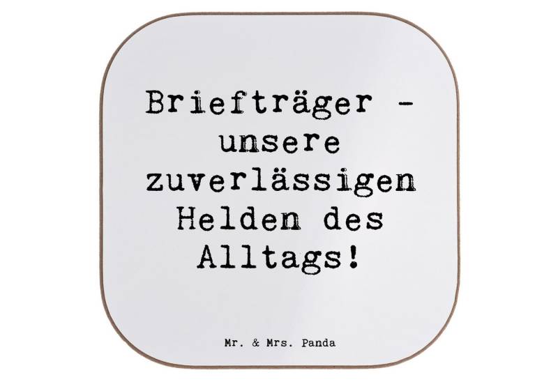 Mr. & Mrs. Panda Getränkeuntersetzer Spruch Briefträger Helden, Untersetzer Glas, Weiß, für Gläser, Briefs, Packung, 1-tlg. Mr. & Mrs. Panda Getränkeuntersetzer Spruch Briefträger Helden, Untersetzer Glas, Weiß, für Gläser, Briefs, Packung, 1-tlg. von Mr. & Mrs. Panda
