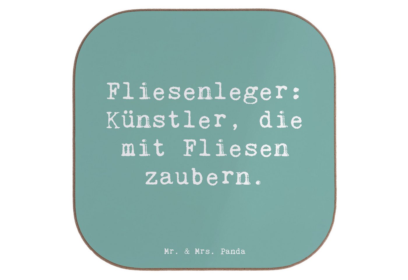 Mr. & Mrs. Panda Getränkeuntersetzer Fliesenleger: Künstler, die mit Fliesen zaubern. - Meeresbrise - Gesc, 1-tlg., Handgezeichnete Motive Mr. & Mrs. Panda Getränkeuntersetzer Fliesenleger: Künstler, die mit Fliesen zaubern. - Meeresbrise - Gesc, 1-tlg., Handgezeichnete Motive von Mr. & Mrs. Panda