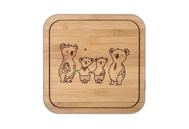 Mr. & Mrs. Panda Getränkeuntersetzer Koala Familie zwei - Transparent - Geschenk, Untersetzer Für Esstisch, Packung, 1-tlg., Wasserfest von Mr. & Mrs. Panda