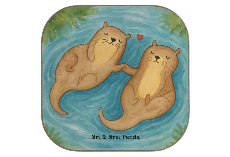 Mr. & Mrs. Panda Getränkeuntersetzer Otter Hände halten Design, Tischuntersetzer, Weiß, Untersetzer Tasse, Packung, 1-tlg. Mr. & Mrs. Panda Getränkeuntersetzer Otter Hände halten Design, Tischuntersetzer, Weiß, Untersetzer Tasse, Packung, 1-tlg. von Mr. & Mrs. Panda