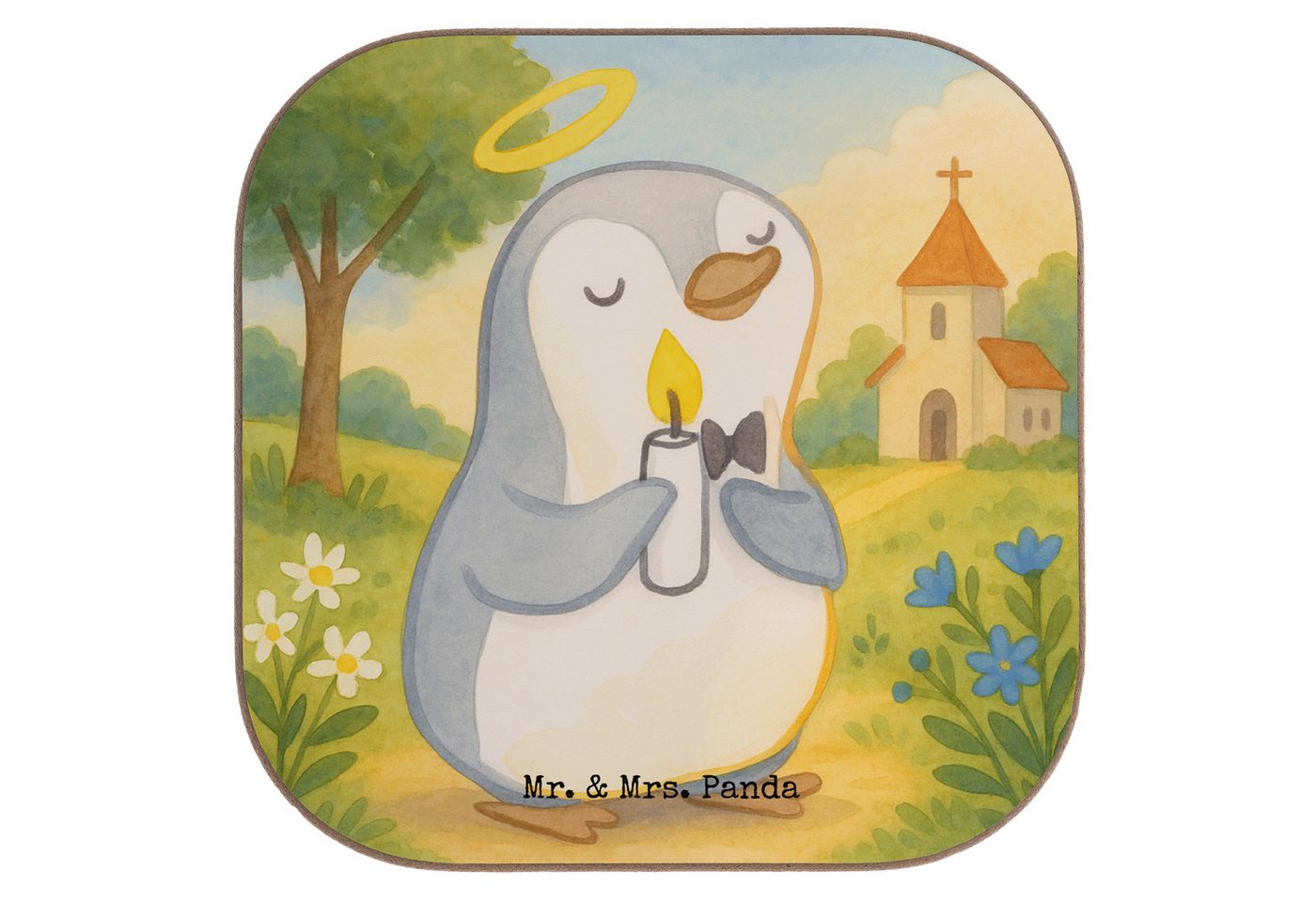 Mr. & Mrs. Panda Getränkeuntersetzer Pinguin Kommunion Design, gläseruntersetzer, Weiß, Untersetzer für Gl, Packung, 1-tlg. Mr. & Mrs. Panda Getränkeuntersetzer Pinguin Kommunion Design, gläseruntersetzer, Weiß, Untersetzer für Gl, Packung, 1-tlg. von Mr. & Mrs. Panda