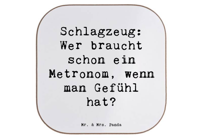Mr. & Mrs. Panda Getränkeuntersetzer Spruch Schlagzeug Gefühl, Untersetzer Gläser, Weiß, Instrument, Beats, Packung, 1-tlg. Mr. & Mrs. Panda Getränkeuntersetzer Spruch Schlagzeug Gefühl, Untersetzer Gläser, Weiß, Instrument, Beats, Packung, 1-tlg. von Mr. & Mrs. Panda