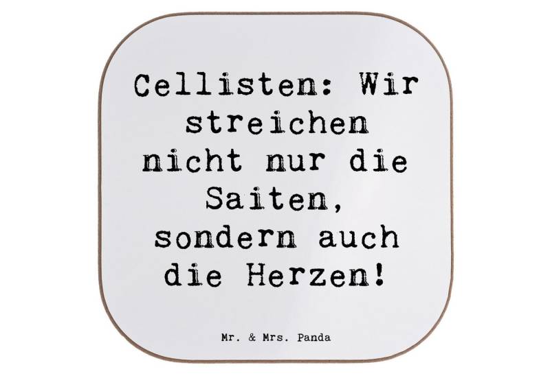 Mr. & Mrs. Panda Getränkeuntersetzer Spruch Cello Herz, Untersetzer Gläser, Weiß, Musik, Tischuntersetzer, Packung, 1-tlg. Mr. & Mrs. Panda Getränkeuntersetzer Spruch Cello Herz, Untersetzer Gläser, Weiß, Musik, Tischuntersetzer, Packung, 1-tlg. von Mr. & Mrs. Panda