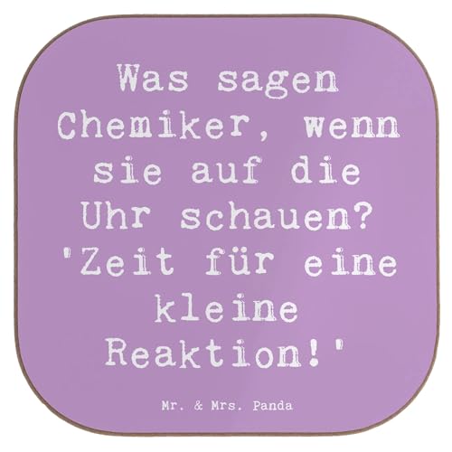 Mr. & Mrs. Panda Getränkeuntersetzer Spruch Chemiker Reaktion - Geschenk, Zeit für eine kleine Reaktion, Untersetzer Gläser, chemischer Alltag, Mr. & Mrs. Panda Getränkeuntersetzer Spruch Chemiker Reaktion - Geschenk, Zeit für eine kleine Reaktion, Untersetzer Gläser, chemischer Alltag, von Mr. & Mrs. Panda
