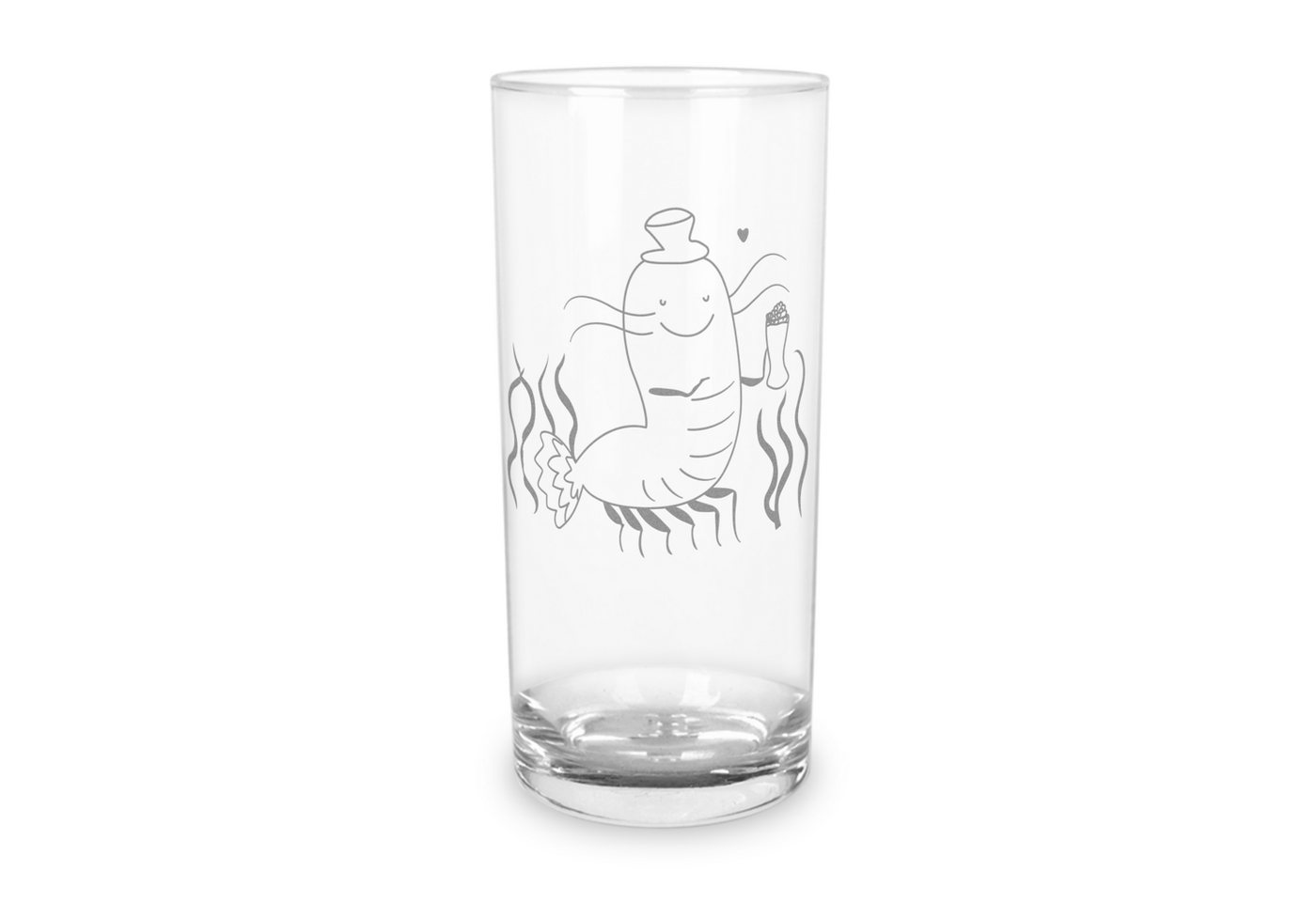 Mr. & Mrs. Panda Glas 200 ml Hummer Weizen - Transparent - Geschenk, Kneipe, Wasserglas, Wa, Premium Glas, Liebevolle Gravur von Mr. & Mrs. Panda