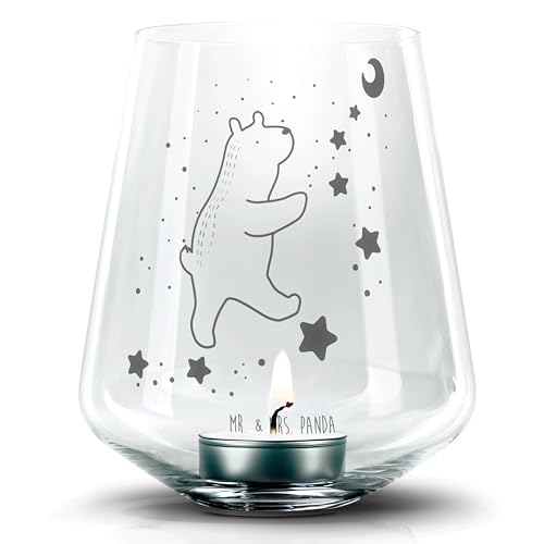 Mr. & Mrs. Panda Gravur Windlicht Bär Träume - Geschenk, Teelichtglas, Träumen, Teelicht Glas mit Gravur, Kerzenglas mit Gravur, Teelichter, Traum, Mr. & Mrs. Panda Gravur Windlicht Bär Träume - Geschenk, Teelichtglas, Träumen, Teelicht Glas mit Gravur, Kerzenglas mit Gravur, Teelichter, Traum, von Mr. & Mrs. Panda