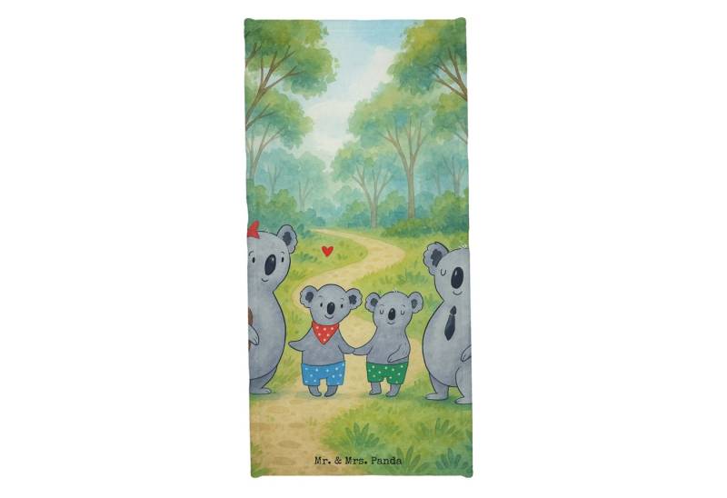 Mr. & Mrs. Panda Handtuch Koala Familie zwei Design, Badehandtuch, Grau Pastell, Zusammen, Saun, Kunstfaser (Packung, 1-St) von Mr. & Mrs. Panda
