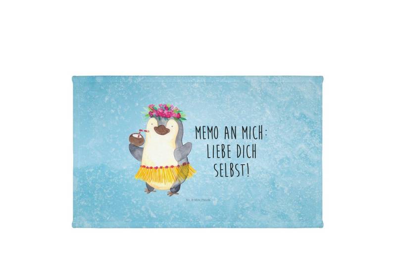 Mr. & Mrs. Panda Handtuch Pinguin Kokosnuss, Handtuch, Eisblau, Handtuch, kinderhandtücher, Kok, Kunstfaser (Packung, 1-St) von Mr. & Mrs. Panda