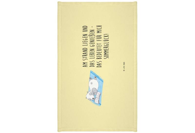 Mr. & Mrs. Panda Handtuch Sommerglück, Kinderhandtuch, Gelb Pastell, Natur, Summer Feelings, St, Kunstfaser (Packung, 1-St) von Mr. & Mrs. Panda