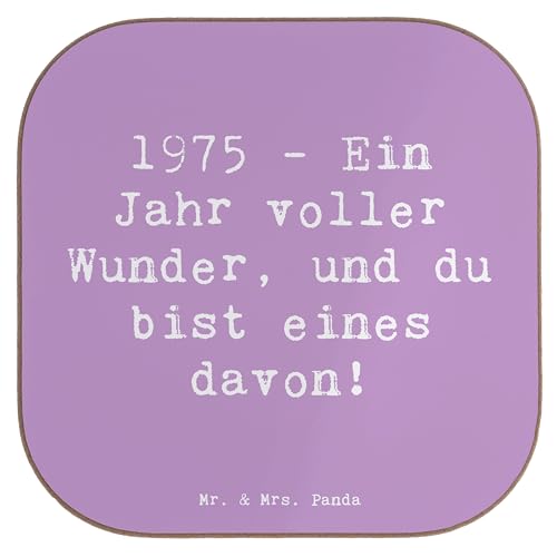 Mr. & Mrs. Panda Holz Untersetzer Spruch 1975 Geburtstag Wunder - Geschenk, besondere Menschen, Geburtstag Geburtsjahr, liebevolle Designs, Jahr Mr. & Mrs. Panda Holz Untersetzer Spruch 1975 Geburtstag Wunder - Geschenk, besondere Menschen, Geburtstag Geburtsjahr, liebevolle Designs, Jahr von Mr. & Mrs. Panda