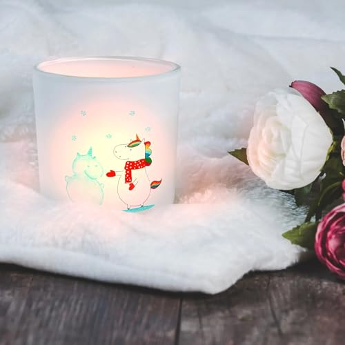 Mr. & Mrs. Panda Kerze Einhorn Schneemann - Geschenk, Teelichtglas, kalt, Unicorn, Windlicht Hochzeit, Einhorn Deko, Kerzenlicht, Kerzenglas, Mr. & Mrs. Panda Kerze Einhorn Schneemann - Geschenk, Teelichtglas, kalt, Unicorn, Windlicht Hochzeit, Einhorn Deko, Kerzenlicht, Kerzenglas, von Mr. & Mrs. Panda
