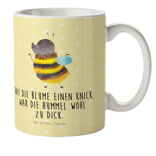 Mr. & Mrs. Panda Kindertasse Hummel flauschig - Geschenk, Blume, Tiere, Gute Laune, Reisebecher, Tiermotive, Kindergartenbecher, Natur, Reisetasse, von Mr. & Mrs. Panda