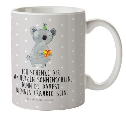 Mr. & Mrs. Panda Kindertasse Koala Geschenk - Outdoorgeschirr, Party, Kunststoffgeschirr, Trinkbecher, Koalabär, Geburtstag, Kinderbecher, von Mr. & Mrs. Panda