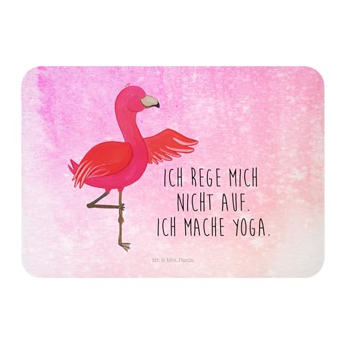 Mr. & Mrs. Panda Magnet Flamingo Yoga - Geschenk, Souvenir Magnet, Baum, Kühlschrank Dekoration, Whiteboard Magnet, Kühlschrankmagnet, Achtsamkeit, von Mr. & Mrs. Panda
