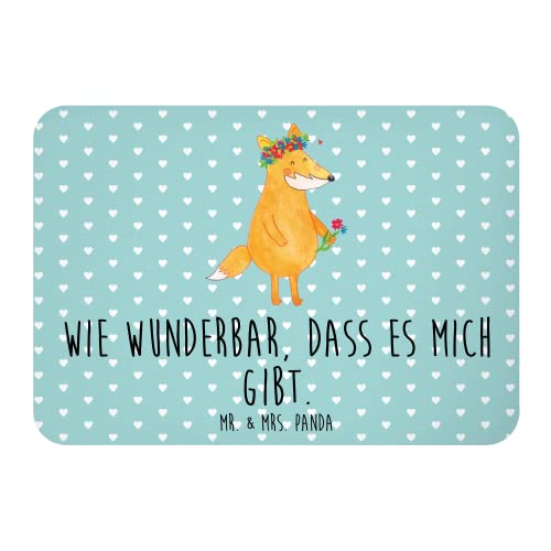 Mr. & Mrs. Panda Magnet Fuchs Blumenliebe - Geschenk, Motivation, Notiz Magnet, Mich, Kühlschrankmagnet, Kühlschrank Dekoration, Pinnwandmagnet, von Mr. & Mrs. Panda