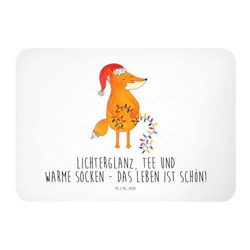 Mr. & Mrs. Panda Magnet Fuchs Weihnachten - Geschenk, Weihnachtsdeko, Souvenir Magnet, Winter, Notiz Magnet, Motivmagnete, Advent, Weihnachtsmann, von Mr. & Mrs. Panda