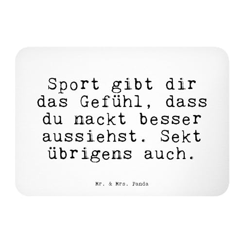 Mr. & Mrs. Panda Magnet Sport gibt dir das... - Geschenk, Couch, Sprüche, Dekomagnet, Souvenir Magnet, Kühlschrankmagnet, Spruch Sprüche Weisheiten von Mr. & Mrs. Panda