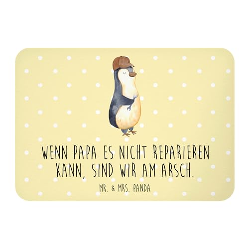 Mr. & Mrs. Panda Magnet Wenn Papa es Nicht reparieren kann, sind wir am Arsch - Geschenk, Oma, Notiz Magnet, Pinguin, Bester Papa der Welt, Vatertag, von Mr. & Mrs. Panda